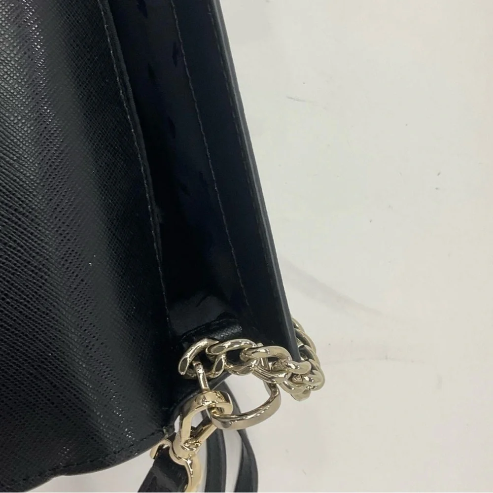 Kate Spade Black Crossbody Silver as Chain Accent - Picture 8 of 9